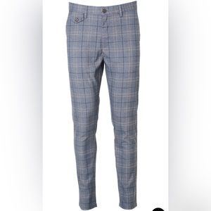 Cavana Men Slim Fit Checked Trouser
